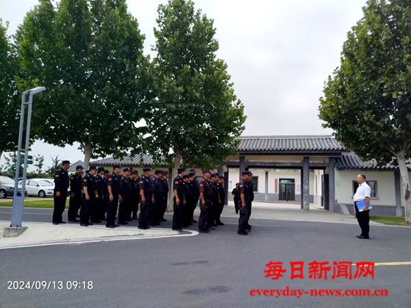 焦作市金盾保安服务集团有限公司 人防三部开展大沙河业务技能提升训练活动